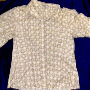 Men’s patterned button up